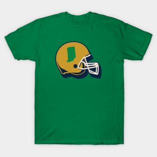 South Bend, Indiana Football Helmet T-Shirt